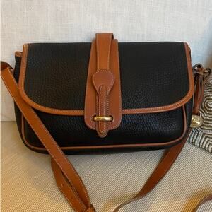 Dooney & Bourke AWL Crossbody | Equestrian British Tan Leather Bag